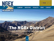 Tablet Screenshot of ngexresources.com